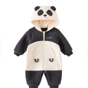 Dave&Bella Baby Autumn Zoo One Piece Romper Beige 3-6 months NWT IN PACKAGE